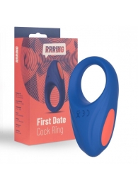 Синее эрекционное кольцо RRRING First Date Cock Ring - FeelzToys - в Камышине купить с доставкой