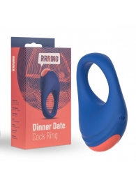 Синее эрекционное кольцо RRRING Dinner Date Cock Ring - FeelzToys - в Камышине купить с доставкой