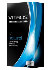 Классические презервативы VITALIS PREMIUM natural - 12 шт. - Vitalis - купить с доставкой в Камышине