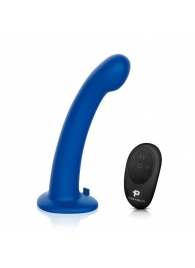 Синяя насадка Remote Control P-Spot G-Spot с черными трусиками - 20 см. - Pegasus - купить с доставкой в Камышине