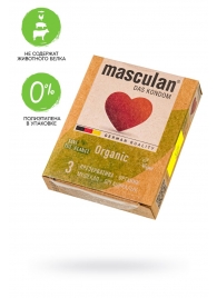 Экологически чистые презервативы Masculan Organic - 3 шт. - Masculan - купить с доставкой в Камышине