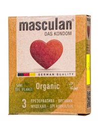 Экологически чистые презервативы Masculan Organic - 3 шт. - Masculan - купить с доставкой в Камышине