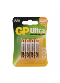 Батарейки алкалиновые GP Ultra Alkaline 24А AАA/LR03 - 4 шт. - Элементы питания - купить с доставкой в Камышине