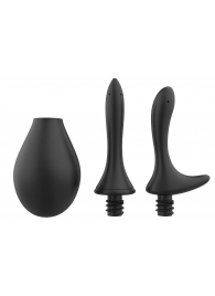 Черный анальный душ Nexus Anal Douche Set с 2 сменными насадками - Nexus Range - купить с доставкой в Камышине
