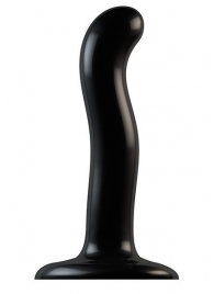 Черный фаллоимитатор-насадка Strap-On-Me P G spot Dildo size S - 16,4 см. - Strap-on-me - купить с доставкой в Камышине