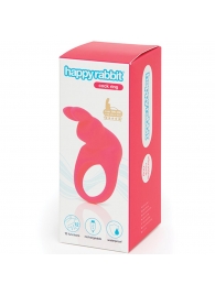 Розовое эрекционное виброкольцо Happy Rabbit Rechargeable Rabbit Cock Ring - Happy Rabbit - в Камышине купить с доставкой