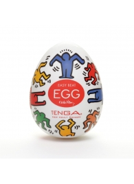 Мастурбатор-яйцо Keith Haring EGG DANCE - Tenga - в Камышине купить с доставкой