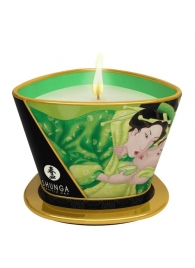 Массажная свеча Exotic Green Tea с ароматом зелёного чая - 170 мл. - Shunga - купить с доставкой в Камышине