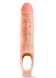 Телесная насадка на пенис 9 Inch Cock Sheath Extender - 22,2 см. - Blush Novelties - в Камышине купить с доставкой