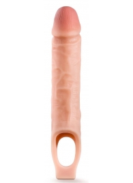 Телесная насадка на пенис 10 Inch Cock Sheath Extender - 25 см. - Blush Novelties - в Камышине купить с доставкой