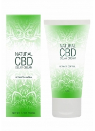 Крем-пролонгатор Natural CBD Delay Cream - 50 мл. - Shots Media BV - купить с доставкой в Камышине