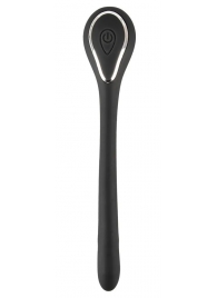 Черный гибкий уретральный стимулятор с вибрацией Vibrating Bendable Dilator - 13,5 см. - Orion - купить с доставкой в Камышине