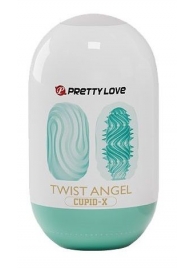 Бирюзовый мастурбатор-яйцо Twist Angel - Baile - в Камышине купить с доставкой