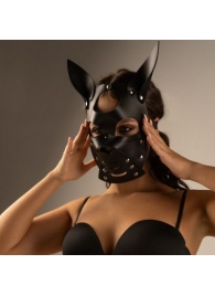 Черная маска  Собака  с ушками - Crazy Handmade - купить с доставкой в Камышине