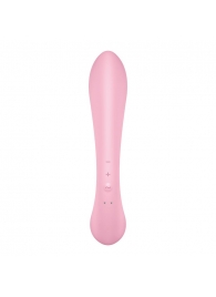 Розовый двусторонний вибратор-кролик Triple Oh - Satisfyer