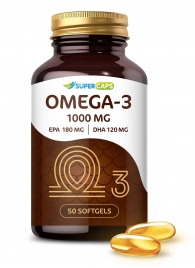 Пищевая добавка SuperCaps OMEGA-3 - 50 капсул (1000 мг) - SuperCaps - купить с доставкой в Камышине