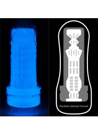 Светящийся в темноте мастурбатор Lumino Play Masturbator Pocketed - Lovetoy - в Камышине купить с доставкой