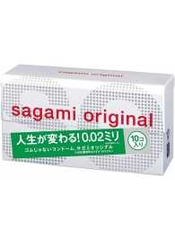 Ультратонкие презервативы Sagami Original 0.02 - 10 шт. - Sagami - купить с доставкой в Камышине