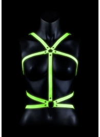 Портупея Body Harness с неоновым эффектом - размер L-XL - Shots Media BV - купить с доставкой в Камышине