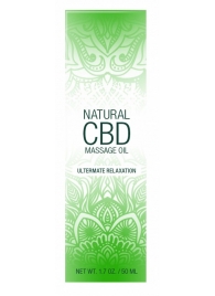 Массажное масло Natural CBD Massage Oil - 50 мл. - Shots Media BV - купить с доставкой в Камышине