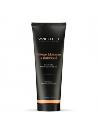 Массажный легкий крем WICKED Orange Blossom plus Patchouli - 120 мл. - Wicked - купить с доставкой в Камышине