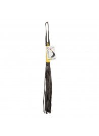 Черная плеть с желтой рукоятью Boundless Flogger - 69,25 см. - California Exotic Novelties - купить с доставкой в Камышине