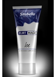 Силиконовая гель-смазка FLIRT MAGIC Ice с лёгким пролонгирующим эффектом - 75 мл. - Sitabella - купить с доставкой в Камышине