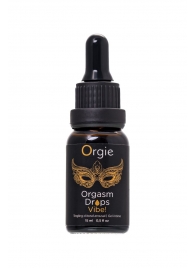 Возбуждающий гель для клитора ORGIE Orgasm Drops Vibe - 15 мл. - ORGIE - купить с доставкой в Камышине