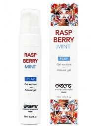 Возбуждающий гель Raspberry Mint с ароматом малины и мяты - 15 мл. - Exsens - купить с доставкой в Камышине