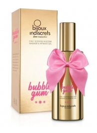 Гель с ароматом жвачки Bubblegum 2-in-1 Scented Silicone Massage And Intimate Gel - 100 мл. - Bijoux Indiscrets - купить с доставкой в Камышине