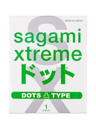 Презерватив Sagami Xtreme Type-E с точками - 1 шт. - Sagami - купить с доставкой в Камышине