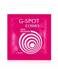 Стимулирующий интимный крем для женщин Cosmo G-spot - 2 гр. - Биоритм - купить с доставкой в Камышине