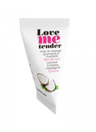 Съедобное согревающее массажное масло Love Me Tender Cocos с ароматом кокоса - 10 мл. - Love to Love - купить с доставкой в Камышине