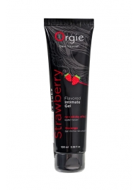 Интимный гель на водной основе Lube Tube Strawberry с клубничным вкусом - 100 мл. - ORGIE - купить с доставкой в Камышине