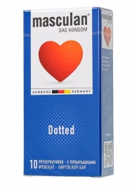 Презервативы с пупырышками Masculan Dotted - 10 шт. - Masculan - купить с доставкой в Камышине