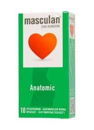 Презервативы анатомической формы Masculan Anatomic - 10 шт. - Masculan - купить с доставкой в Камышине