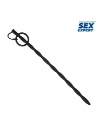 Черный стимулятор уретры Sex Expert - Sex Expert - купить с доставкой в Камышине