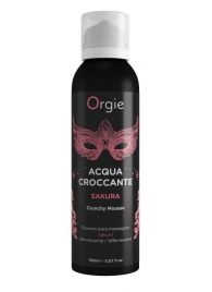Хрустящая пенка для массажа Orgie Acqua Croccante Sakura с ароматом сакуры - 150 мл. - ORGIE - купить с доставкой в Камышине