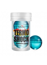 Интимный гель Termo Shock Hot Ball с разогревающе-покалывающим эффектом (2 шарика по 3 гр.) - HotFlowers - купить с доставкой в Камышине