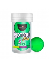 Лубрикант на силиконовой основе Hot Ball Plus с покалывающим эффектом (2 шарика по 3 гр.) - HotFlowers - купить с доставкой в Камышине