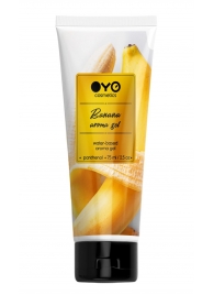 Лубрикант на водной основе OYO Aroma Gel Banana с ароматом банана - 75 мл. - OYO - купить с доставкой в Камышине