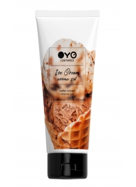 Лубрикант на водной основе OYO Aroma Gel Ice Cream с ароматом пломбира - 75 мл. - OYO - купить с доставкой в Камышине