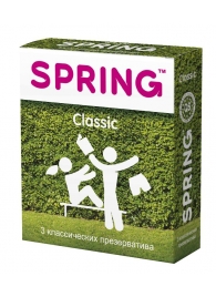 Классические презервативы SPRING CLASSIC - 3 шт. - SPRING - купить с доставкой в Камышине