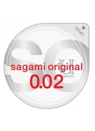 Ультратонкий презерватив Sagami Original - 1 шт. - Sagami - купить с доставкой в Камышине