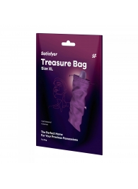 Фиолетовый мешочек для хранения игрушек Treasure Bag XL - Satisfyer - купить с доставкой в Камышине