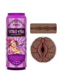 Коричневый мастурбатор-вагина Pleasure Brew Masturbator-Wild Ale в банке - Lovetoy - в Камышине купить с доставкой