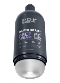 Мастурбатор в бутылке Shower Therapy Deep Cream - Pipedream - в Камышине купить с доставкой