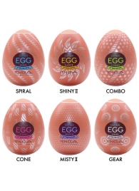 Набор из 6 мастурбаторов-яиц Tenga Egg Variety Pack V - Tenga - в Камышине купить с доставкой