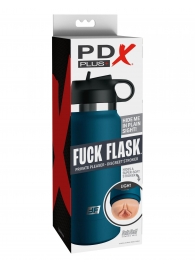 Мастурбатор-вагина в синей колбе F*ck Flask - Pipedream - в Камышине купить с доставкой