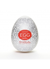 Мастурбатор-яйцо Keith Haring EGG PARTY - Tenga - в Камышине купить с доставкой